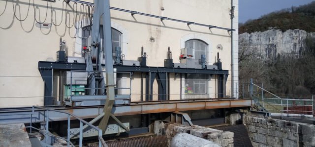 Barrage EDF – Vannes de garde / Fermeture gravitaire à vitesse contrôlée