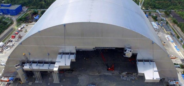Ukraine-Nuclear central sarcophagus Chernobyl
