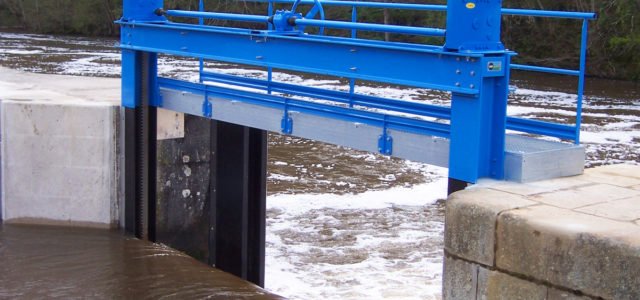 Barrage de Maignannerie (53) – Vanne décharge