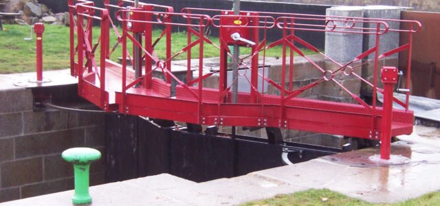 Ecluse de Redon (35) – Vantail et vantelle